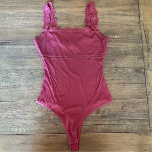 Lulus lace ribbed bodysuit